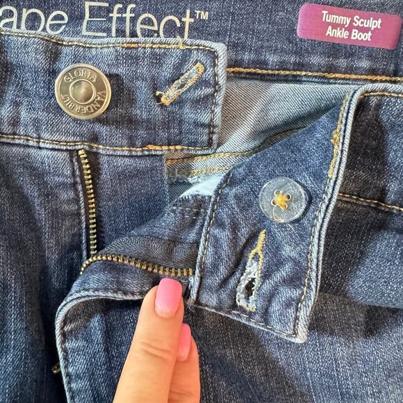 Gloria Vanderbilt Shape Effect Plus sz 20W Tummy Sculpt Ankle Boot Jean - Picture 8 of 12